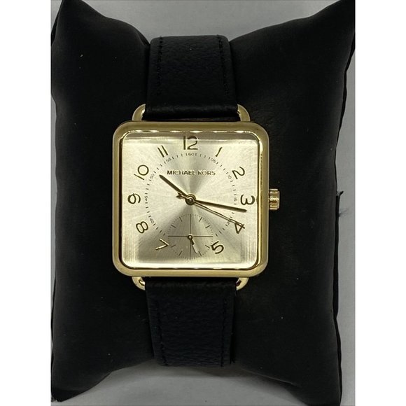 Michael Kors MK3663 Women\'s Black Leather Analog D main image 11